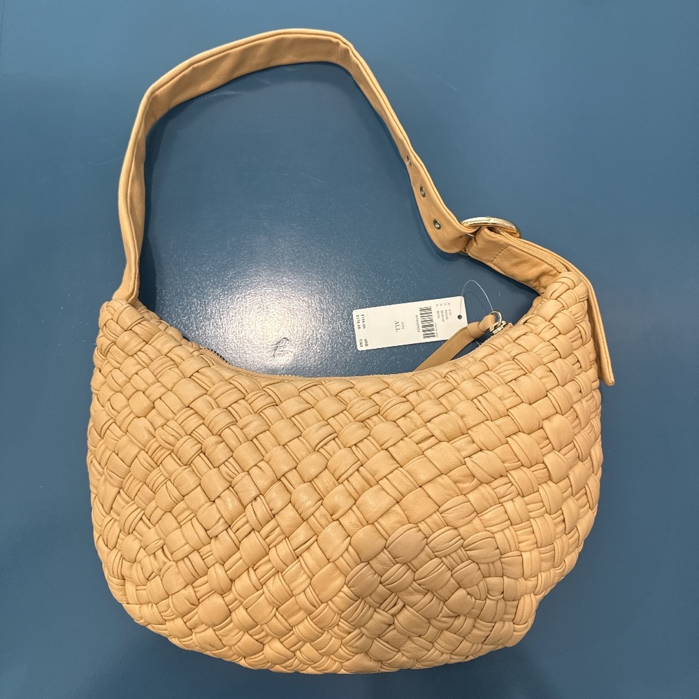 NWT Anthropologie  woven bag